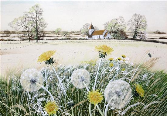 Paul Evans (20th C.) Spring Again, 13.5 x 19in.